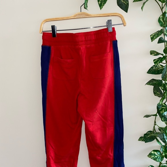 Red joggers with blue details - Picture 3 of 3